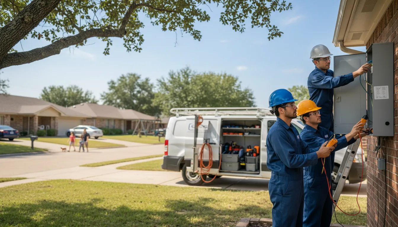 Certified electrician providing emergency electrical services in Hudson, KS